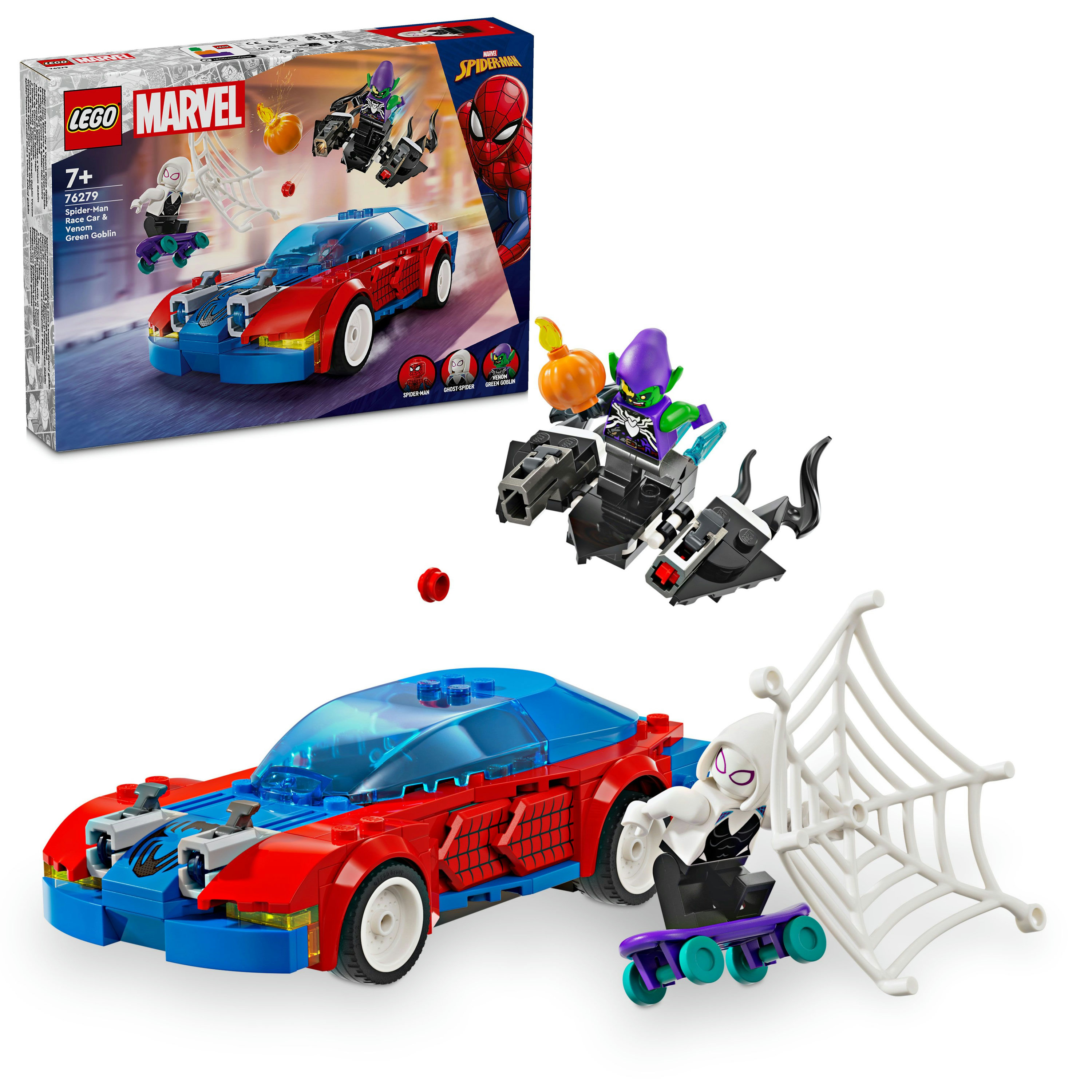 LEGO Auto da corsa di Spider-Man e Venom Goblin
