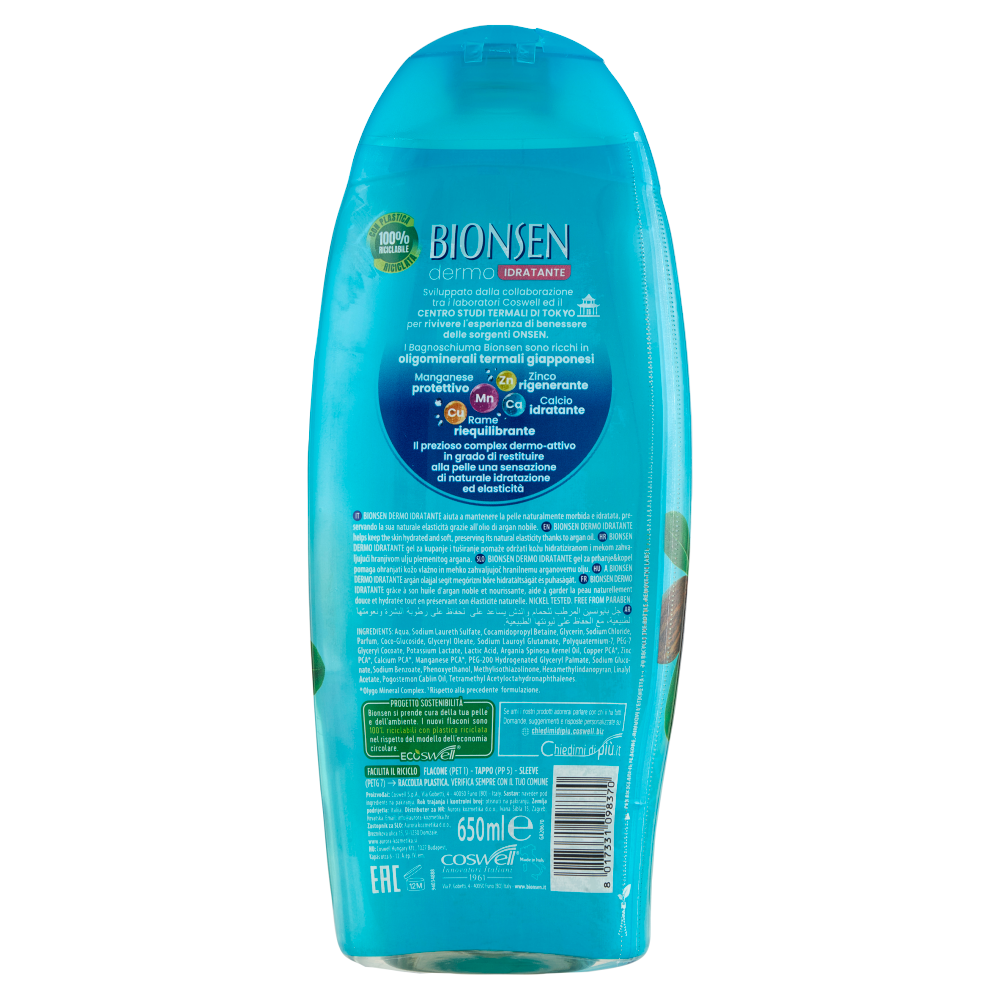 Bionsen dermo Idratante Bath & Shower Gel 650 ml