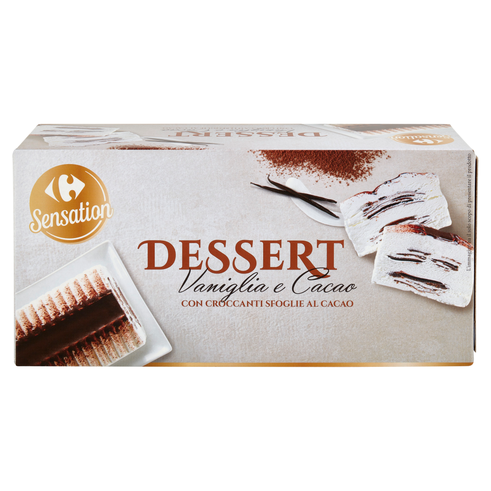 Carrefour Sensation Dessert Vaniglia e Cacao 320 g