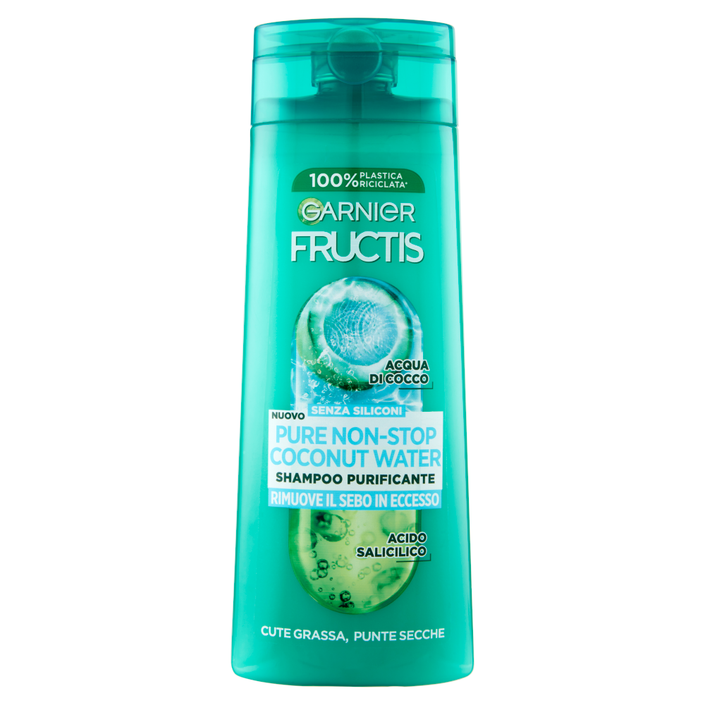 Garnier Fructis Shampoo Pure NonStop Coconut water, shampoo