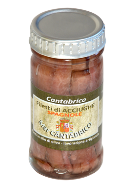 Filetti di Acciughe del Cantabrico 110 g