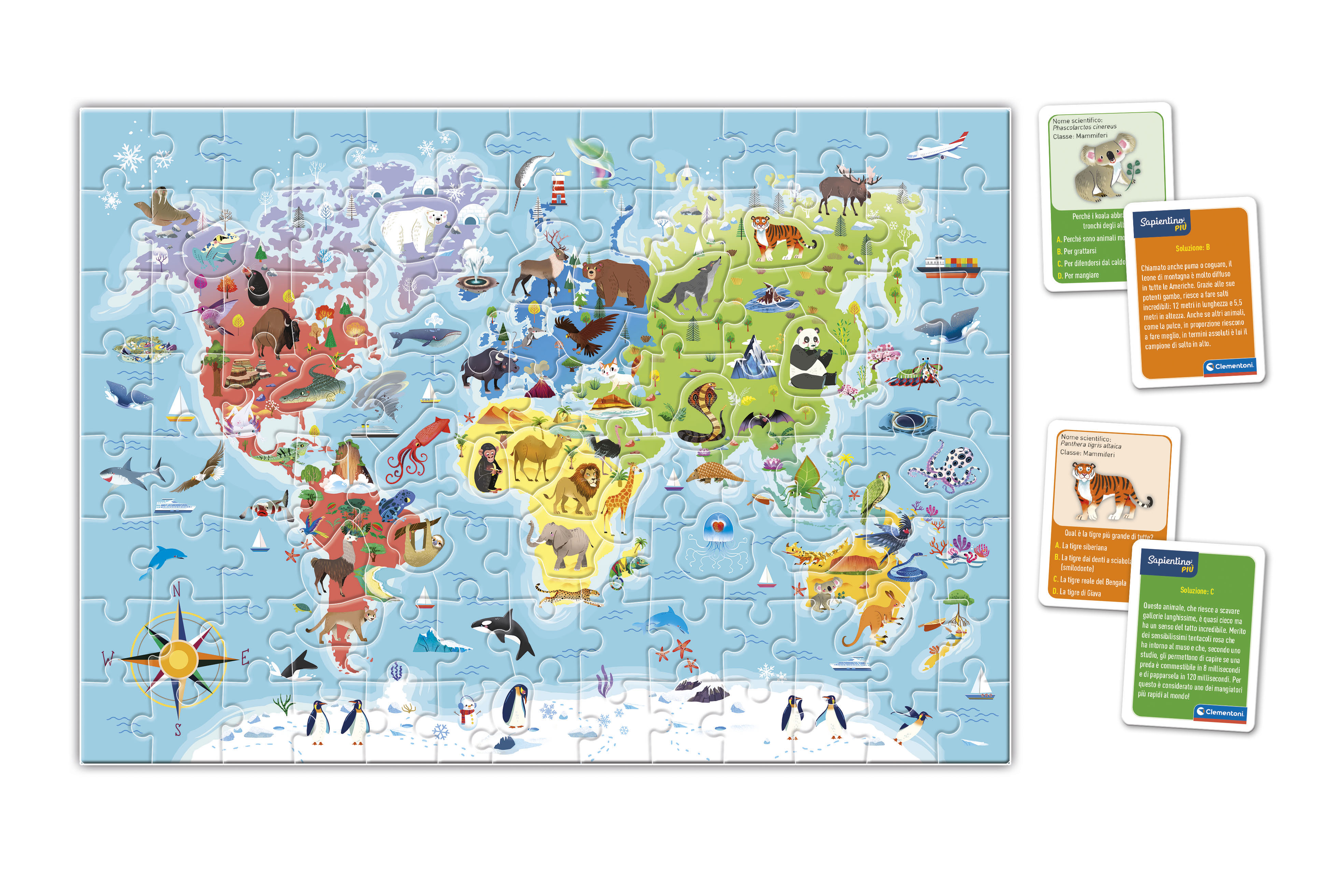 Clementoni Sapientino Più Scopriamo il Mondo