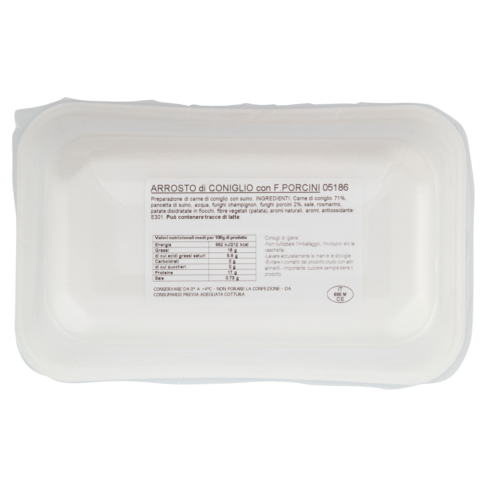 Martini Arrosto di Coniglio ai Funghi Porcini