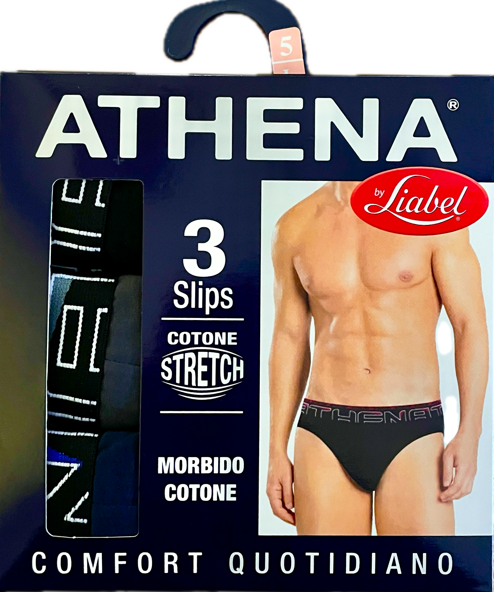 Liabel Confezione 3 slip uomo assortiti assortiti – Taglia VI