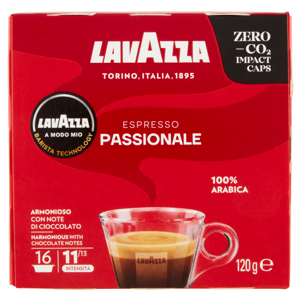 Lavazza A Modo Mio Espresso Passionale 16 Capsule 120 g