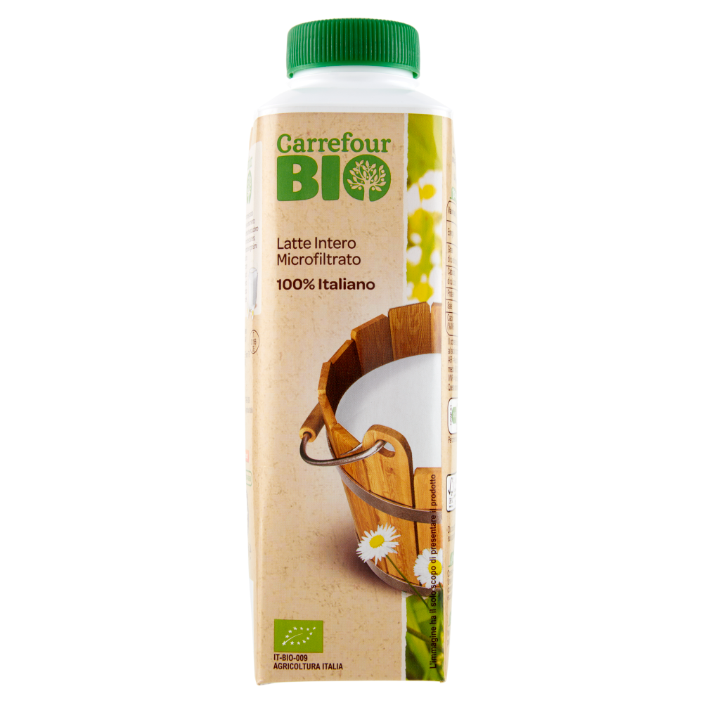 Carrefour Bio Latte Intero Microfiltrato 500 ml