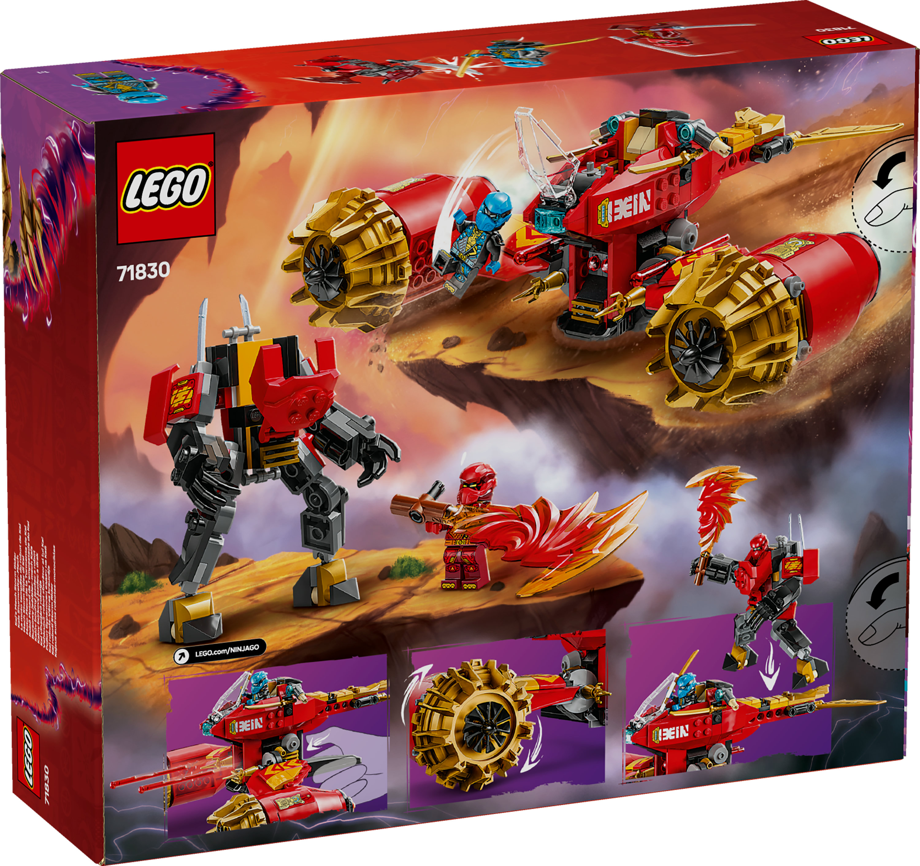 LEGO NINJAGO Mech Storm Rider di Kai