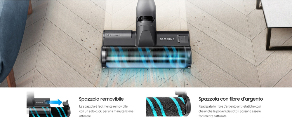Samsung Aspirapolvere senza filo Jet&trade; 90 multi 200aW VS20R9044T2