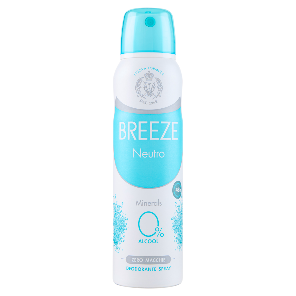 Breeze Neutro Minerals 0% Alcool Deodorante Spray 150 mL