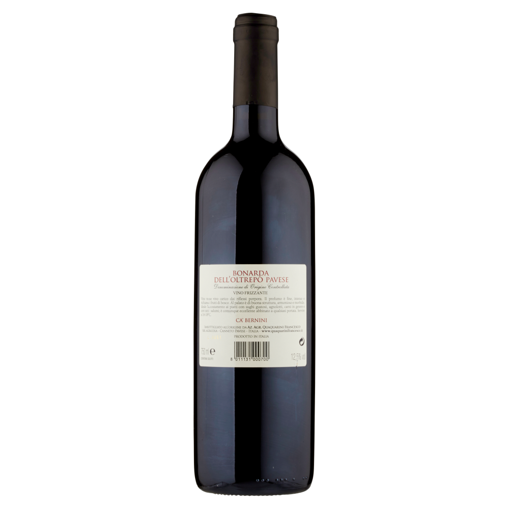 Ca' Bernini Bonarda Oltrepò Pavese DOC Vino Frizzante 750 ml