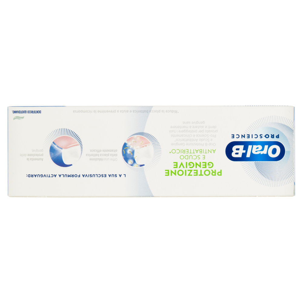 Oral-B Pro-Science Dentifricio Protezione Gengive e Scudo Antibatterico* Pulizia Profonda 75 ml