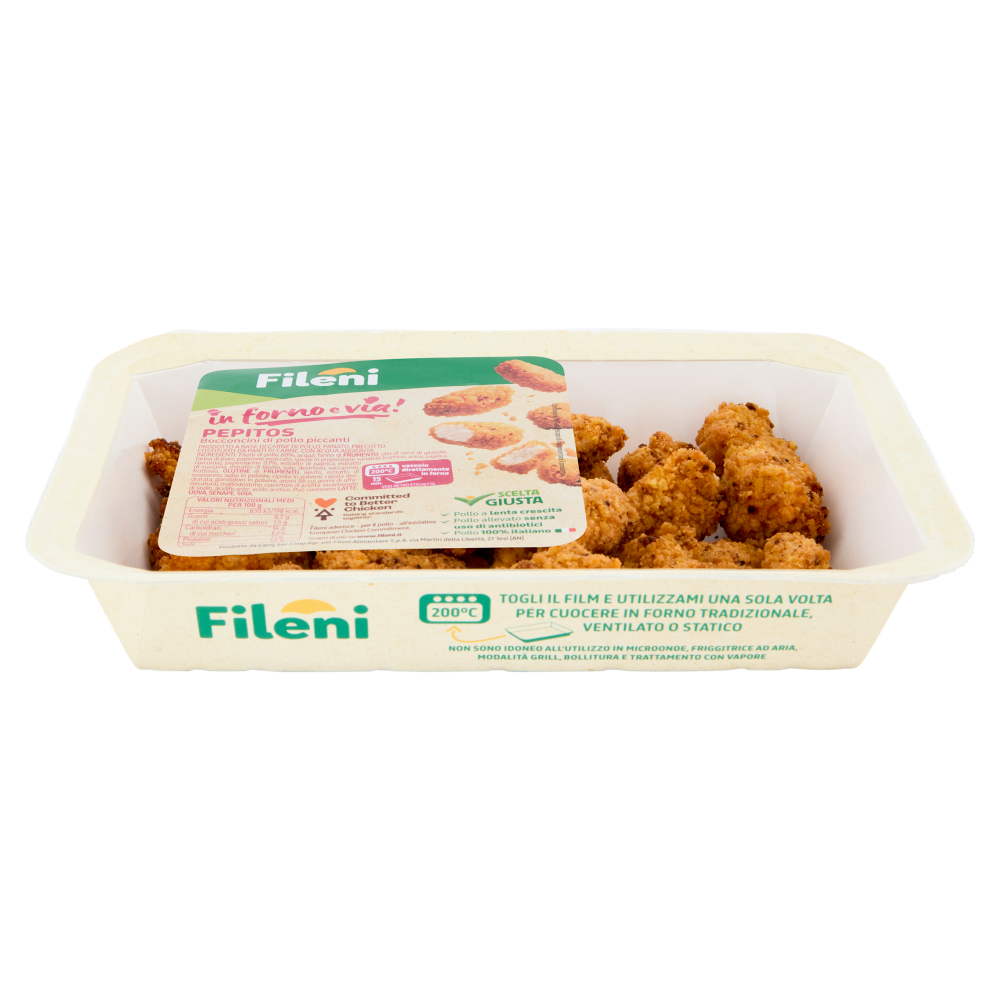Fileni Pepitos Bocconcini di pollo piccanti 0,250 kg