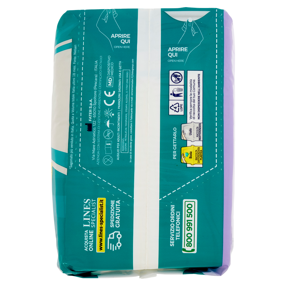 Lines Specialist Unisex Sagomati Super/Maxi 12 pz