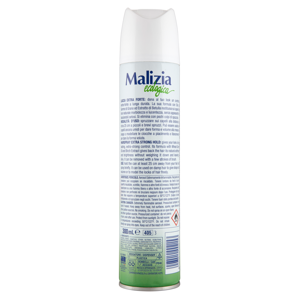 Malizia ecologica Lacca Extra Forte Ecofix 300 mL
