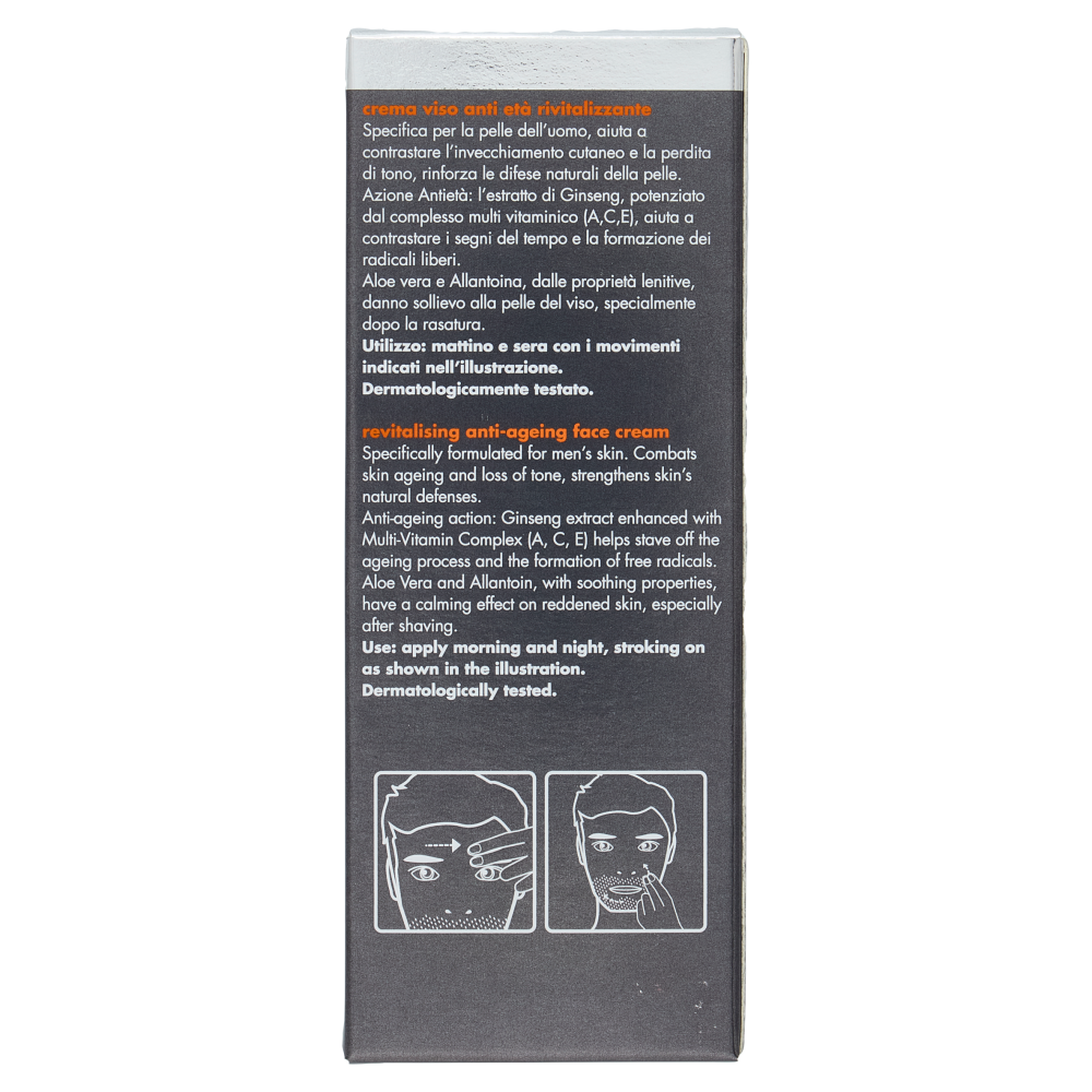 Dermolab Uomo crema viso anti età rivitalizzante 50 ml