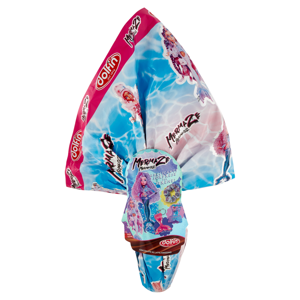dolfin Uovo di Cioccolato al Latte Finissimo Mermaze Mermaidz 220 g
