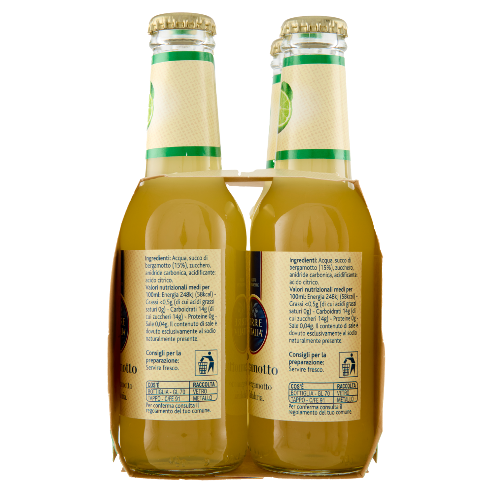 Terre d'Italia Bergamotto 4 x 200 ml