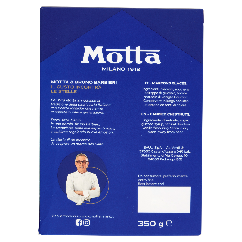 Motta Marrons Glacés in Pezzi 350 g