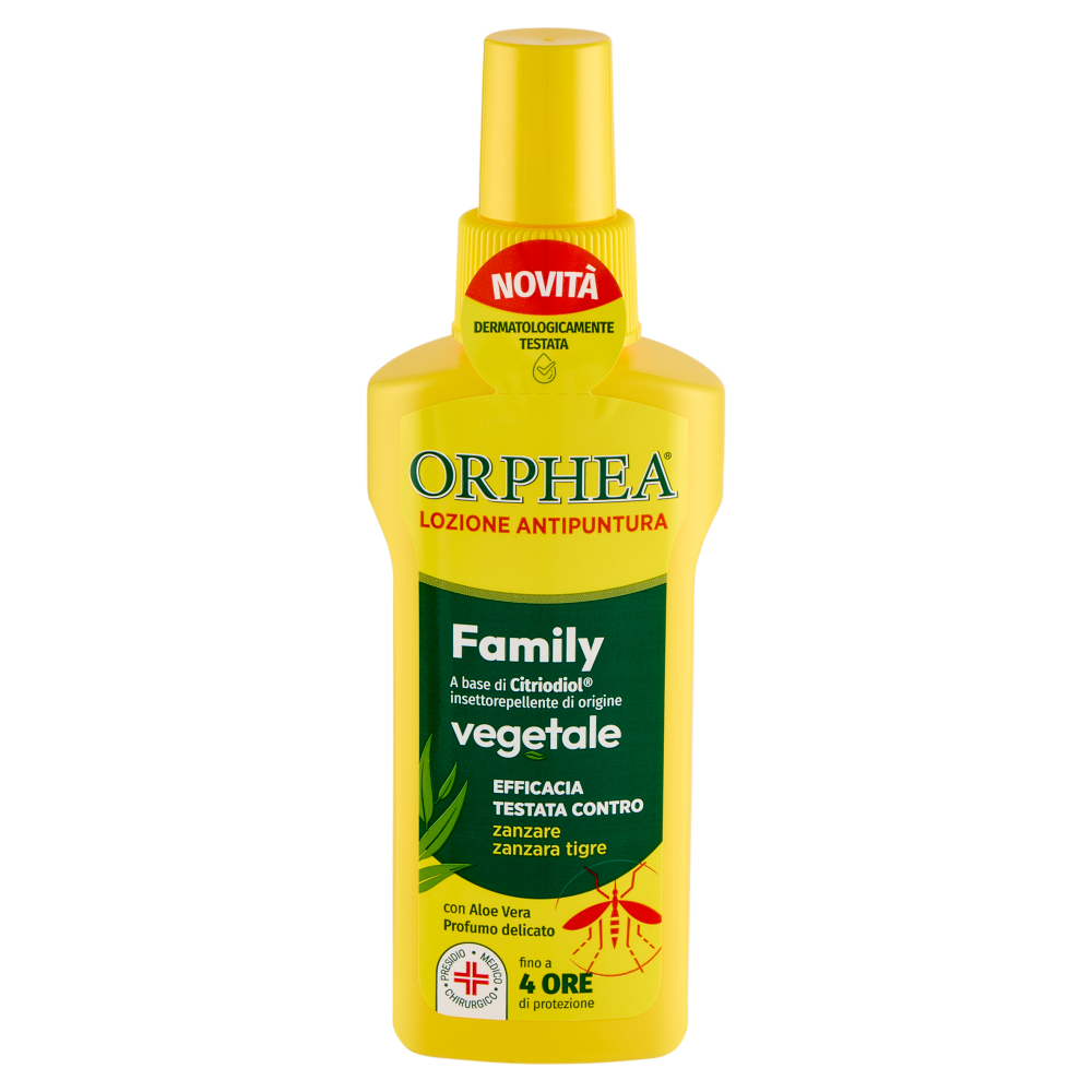 Orphea Lozione Antipuntura Family vegetale 100 ml