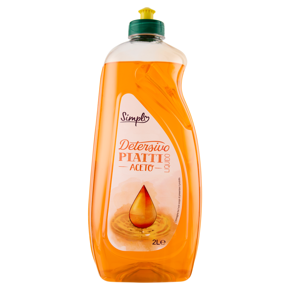 Simpl Detersivo Piatti Aceto Liquido 2 L
