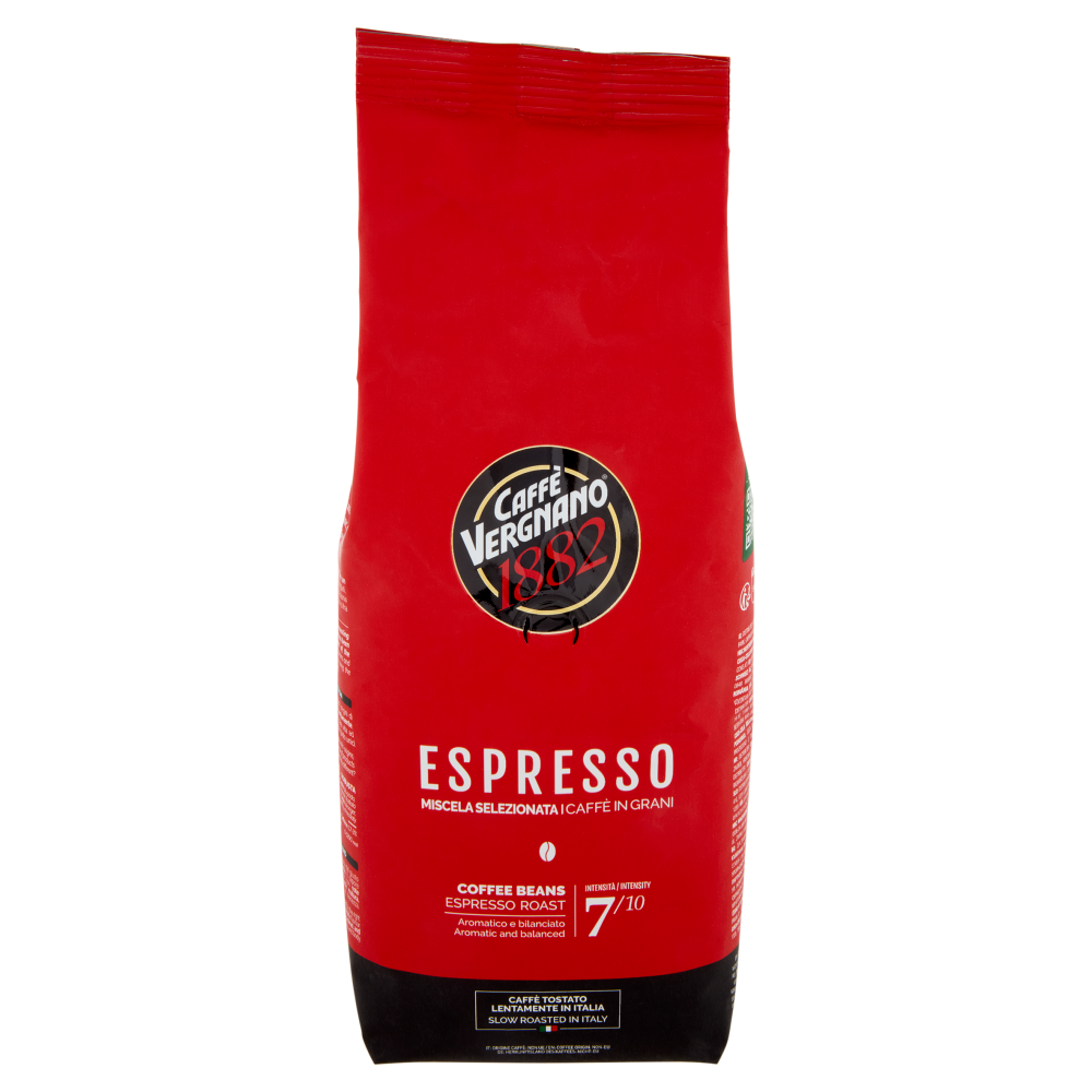 Caff&egrave; Vergnano 1882 Espresso Miscela Selezionata Caff&egrave; in Grani 500 g