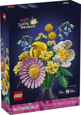 LEGO Botanicals 10347 Bouquet di Fiori Estivi Finti - Decorazione per Casa - Gioco della Natura per Bambine e Bambini 9+