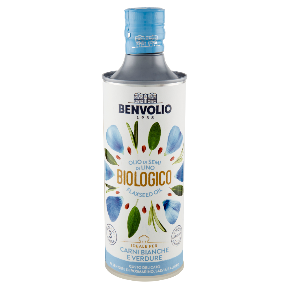 Benvolio Olio di Semi di Lino Biologico 500 ml