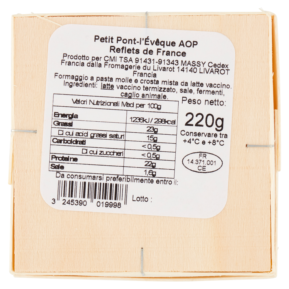 Reflets de France Pont-l'Évêque AOP 220 g