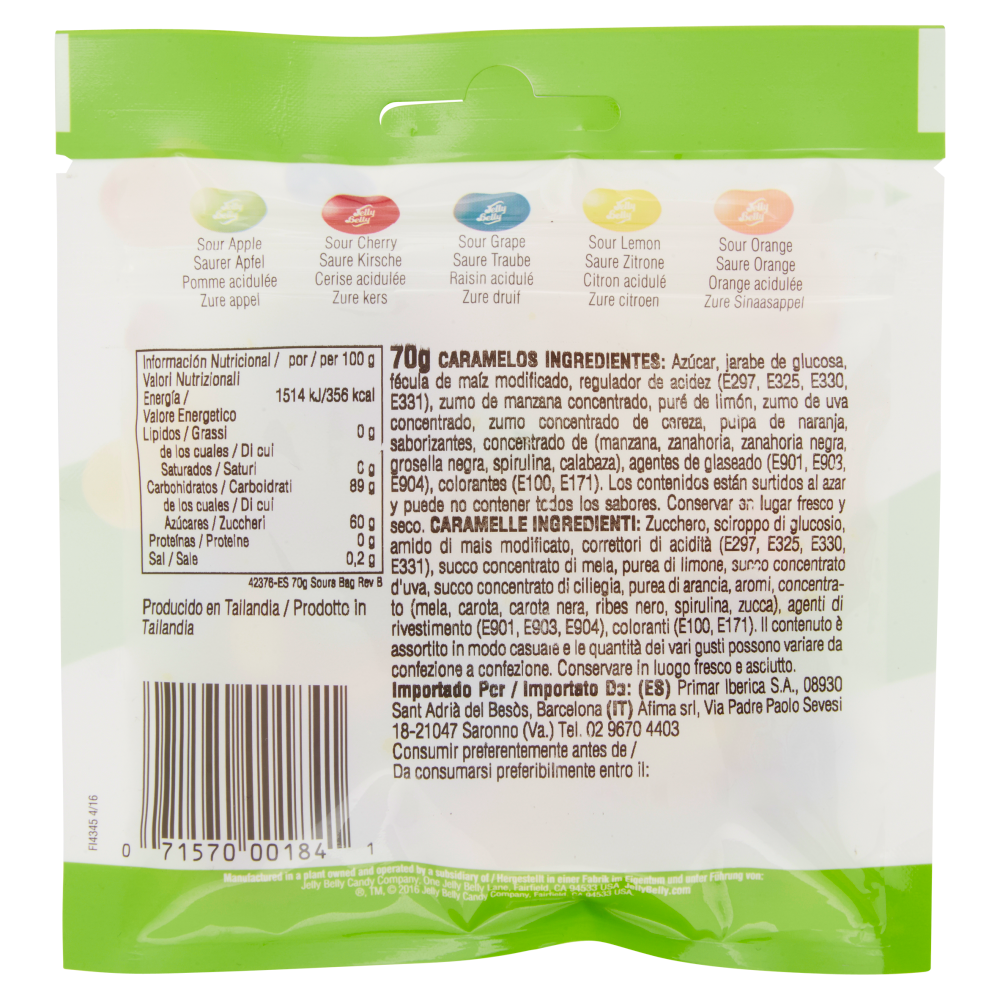 Jelly Belly Sours Jelly Beans 70 g
