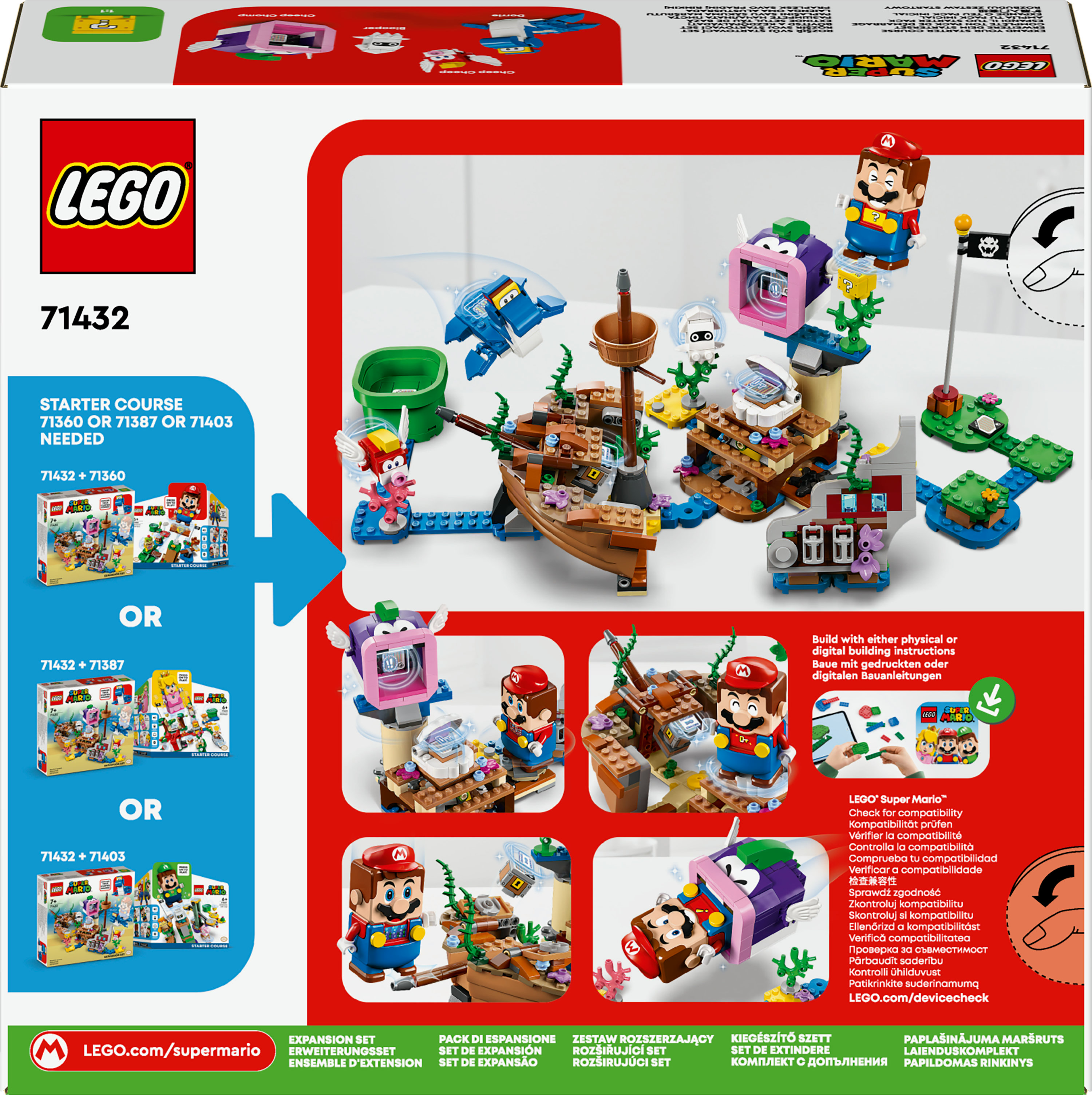 LEGO Super Mario Pack di espansione Il veliero sommerso di Dorrie