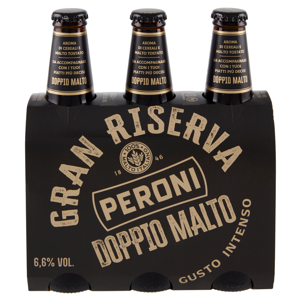 Peroni Gran Riserva Doppio Malto Birra 3 x 33 cl