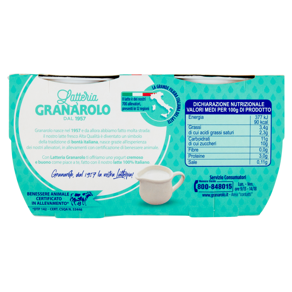 Granarolo Yogurt Cremoso bianco dolce 2 x 125 g