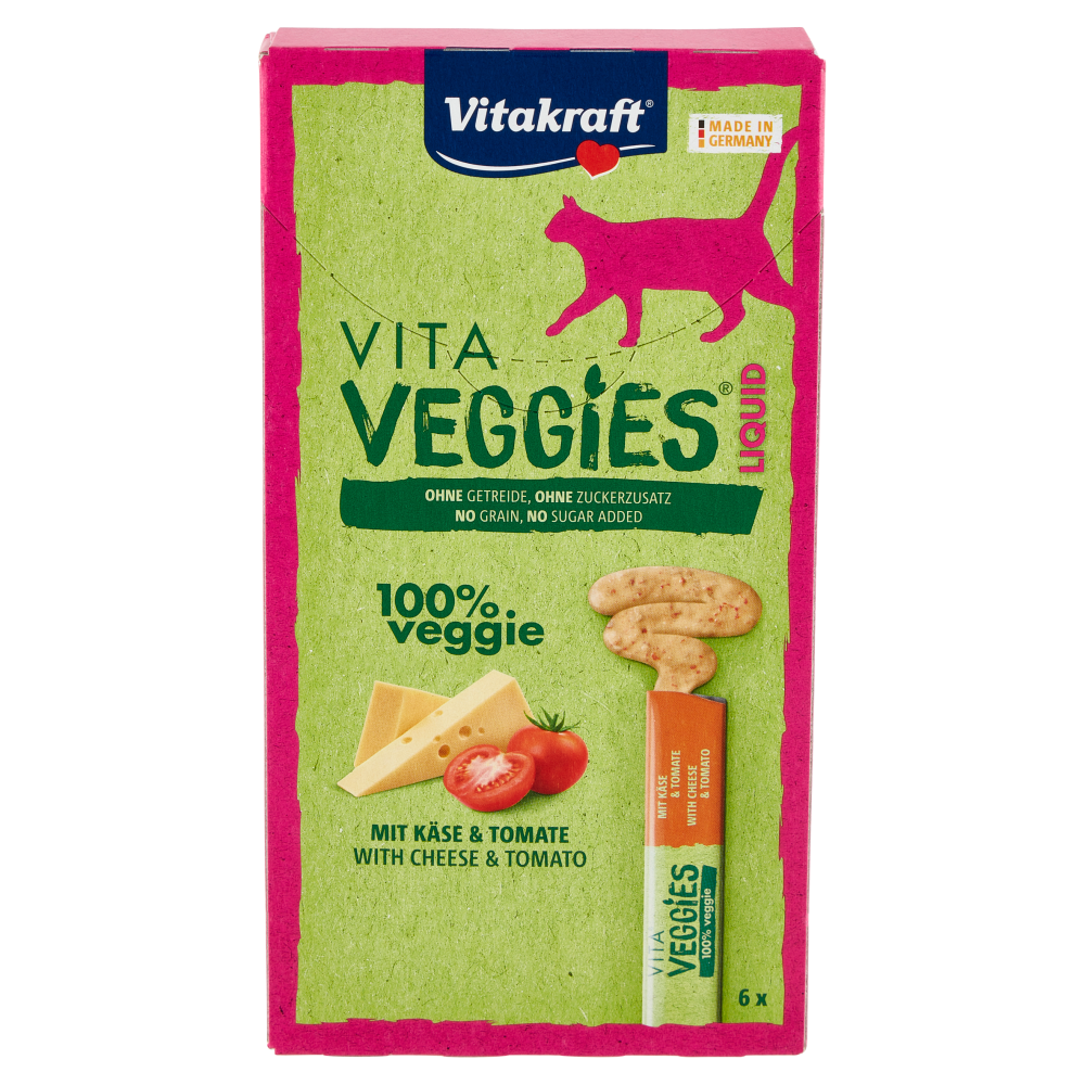 Vitakraft Vita Veggies Liquid with Cheese & Tomato 6 x 15 g