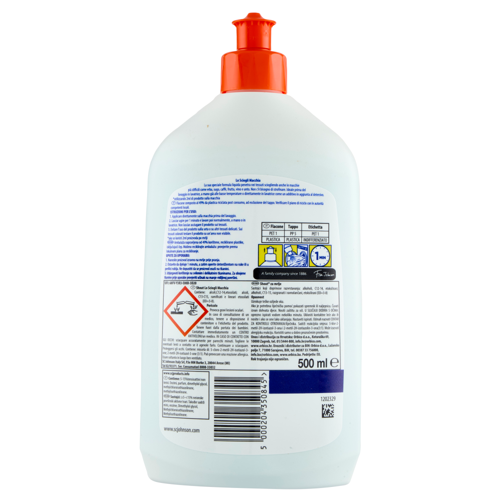 Shout Scioglimacchia Liquido 500ml