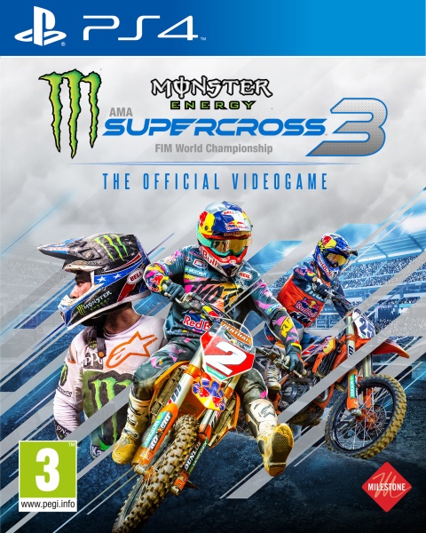 PLAION Monster Energy Supercross - The Official Videogame 3, PS4 Standard Inglese PlayStation 4