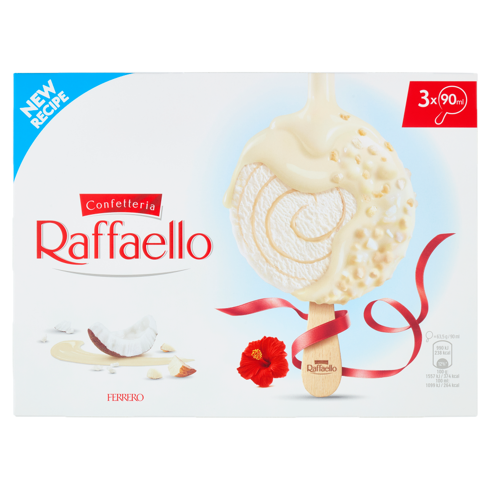 Raffaello Gelato 3 x 63,5 g
