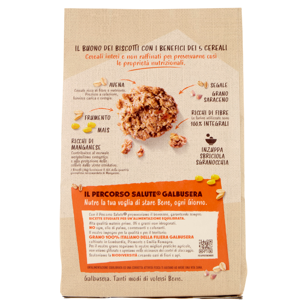 Galbusera Cereali G Granola e Frolla con Albicocca, Arance e Mandorle 300 g