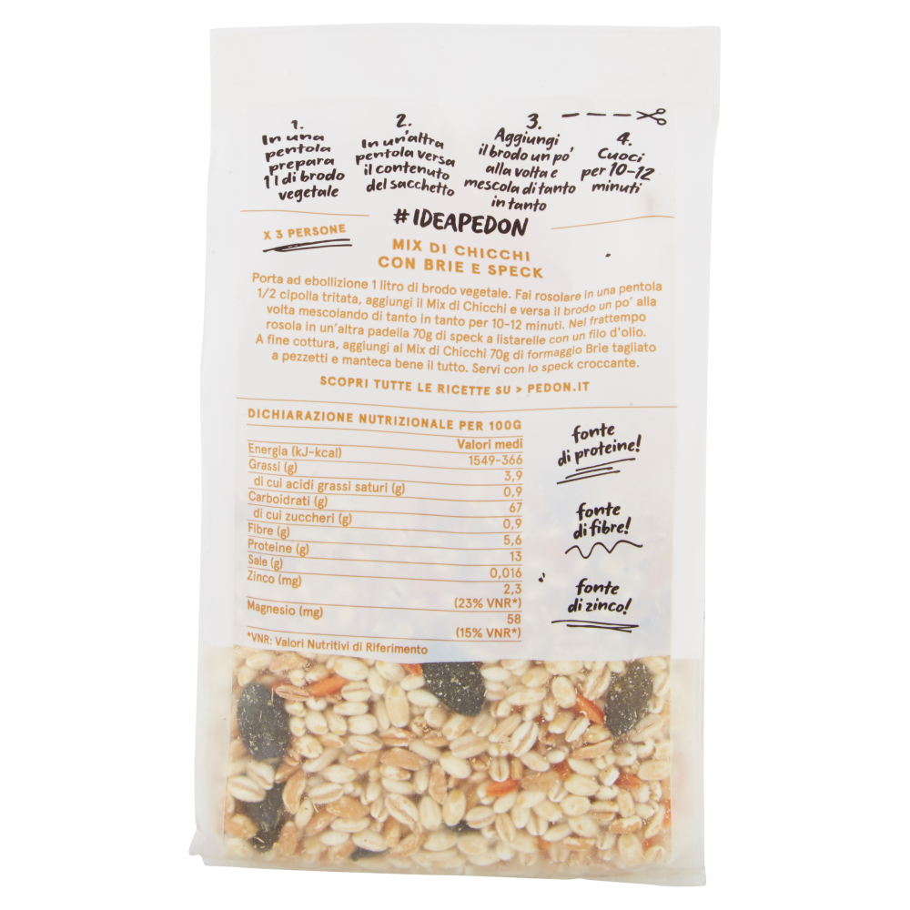 pedon I Salvaminuti Mix di Chicchi con Semi di Zucca 250 g