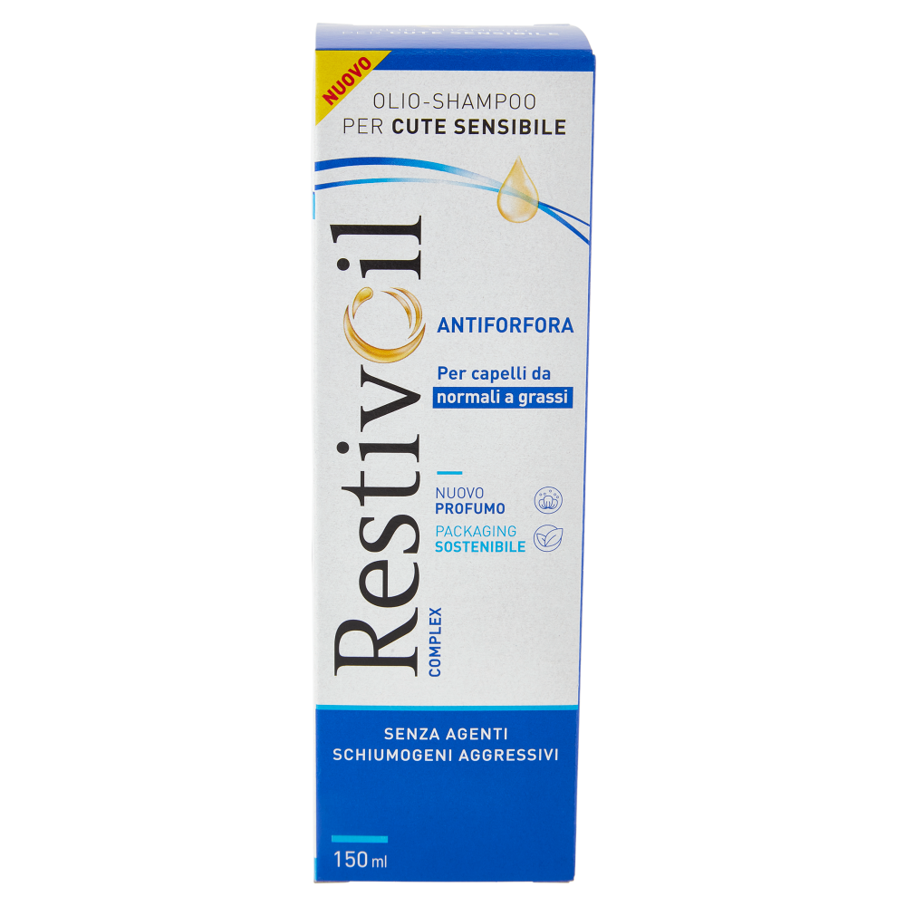 RestivOil Complex Olio-Shampoo per Cute Sensibile Antiforfora 150 ml