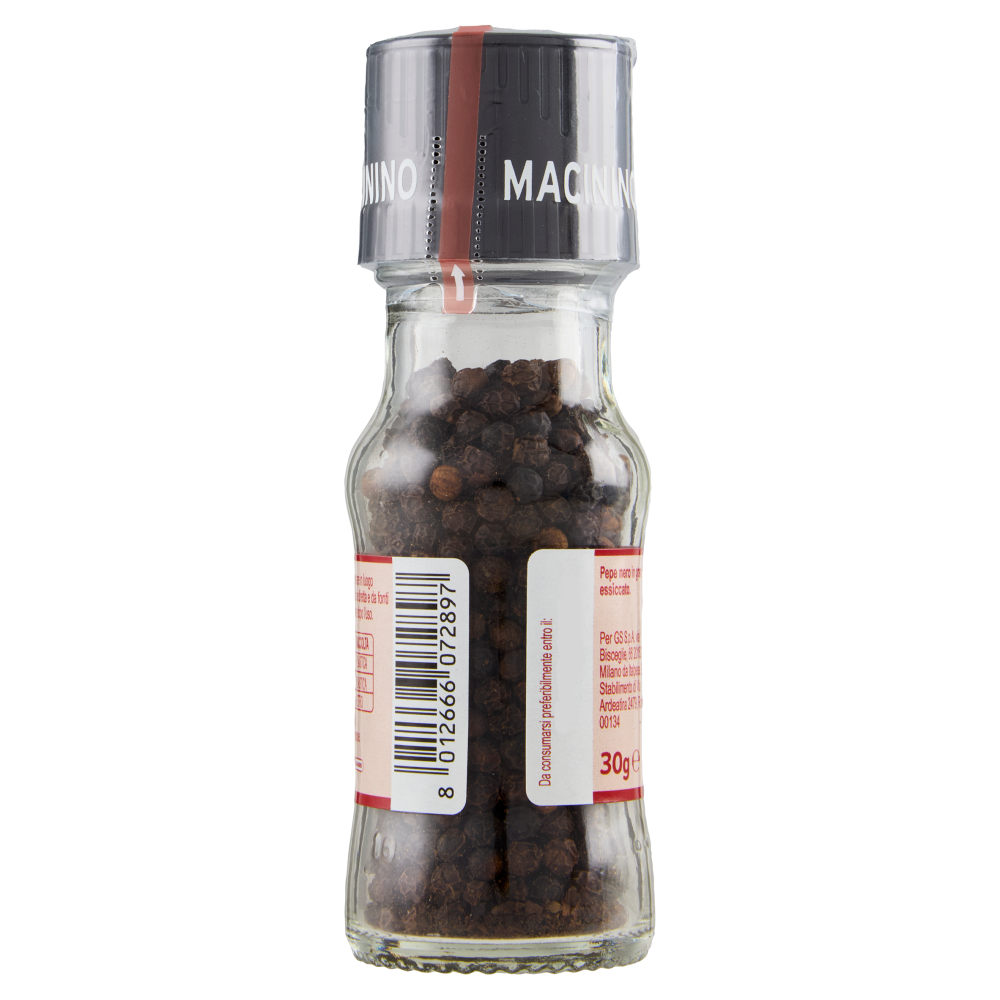 Carrefour Classic Pepe Nero Grani con Macinino 30 g
