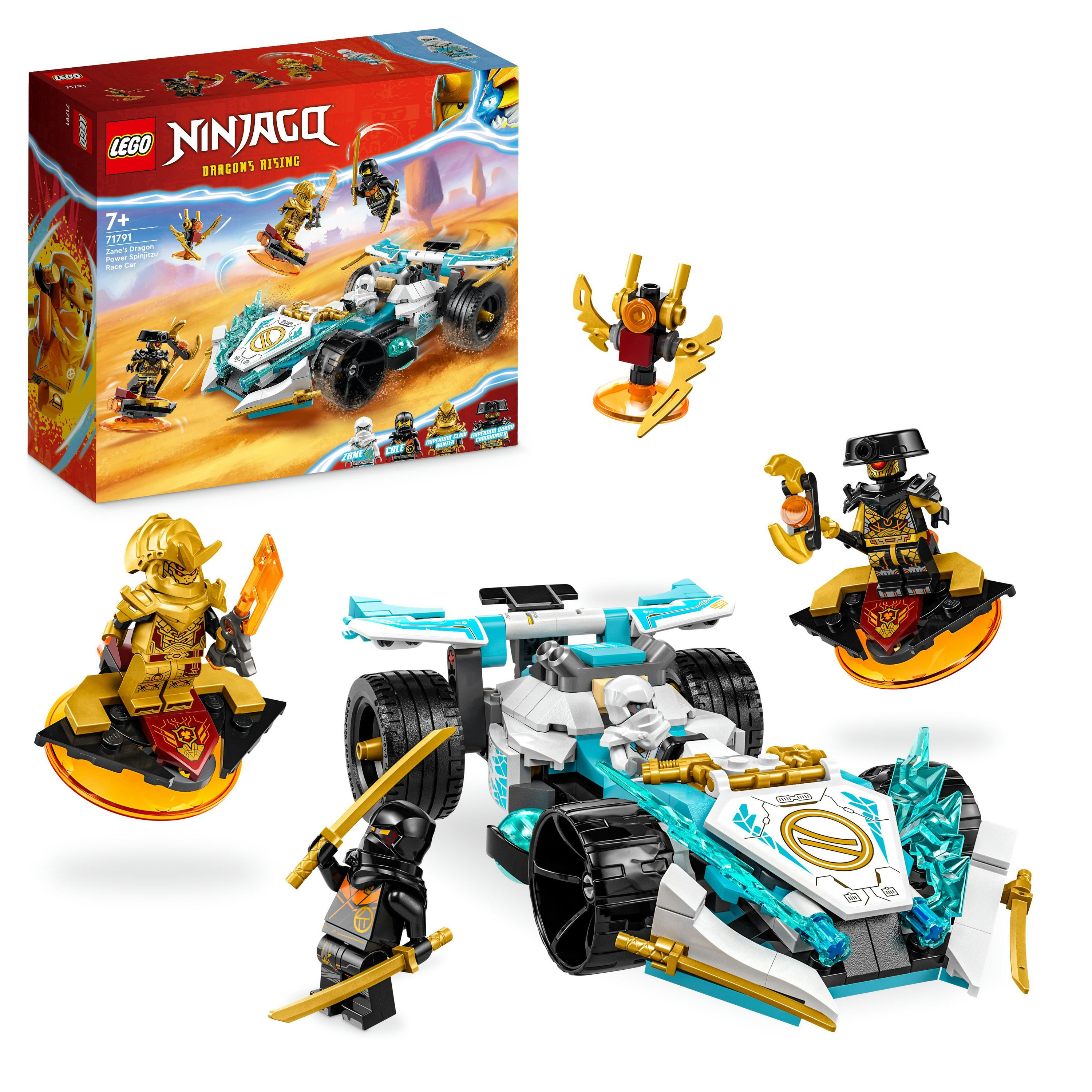 LEGO NINJAGO Auto da corsa Spinjitzu Dragon Power di Zane