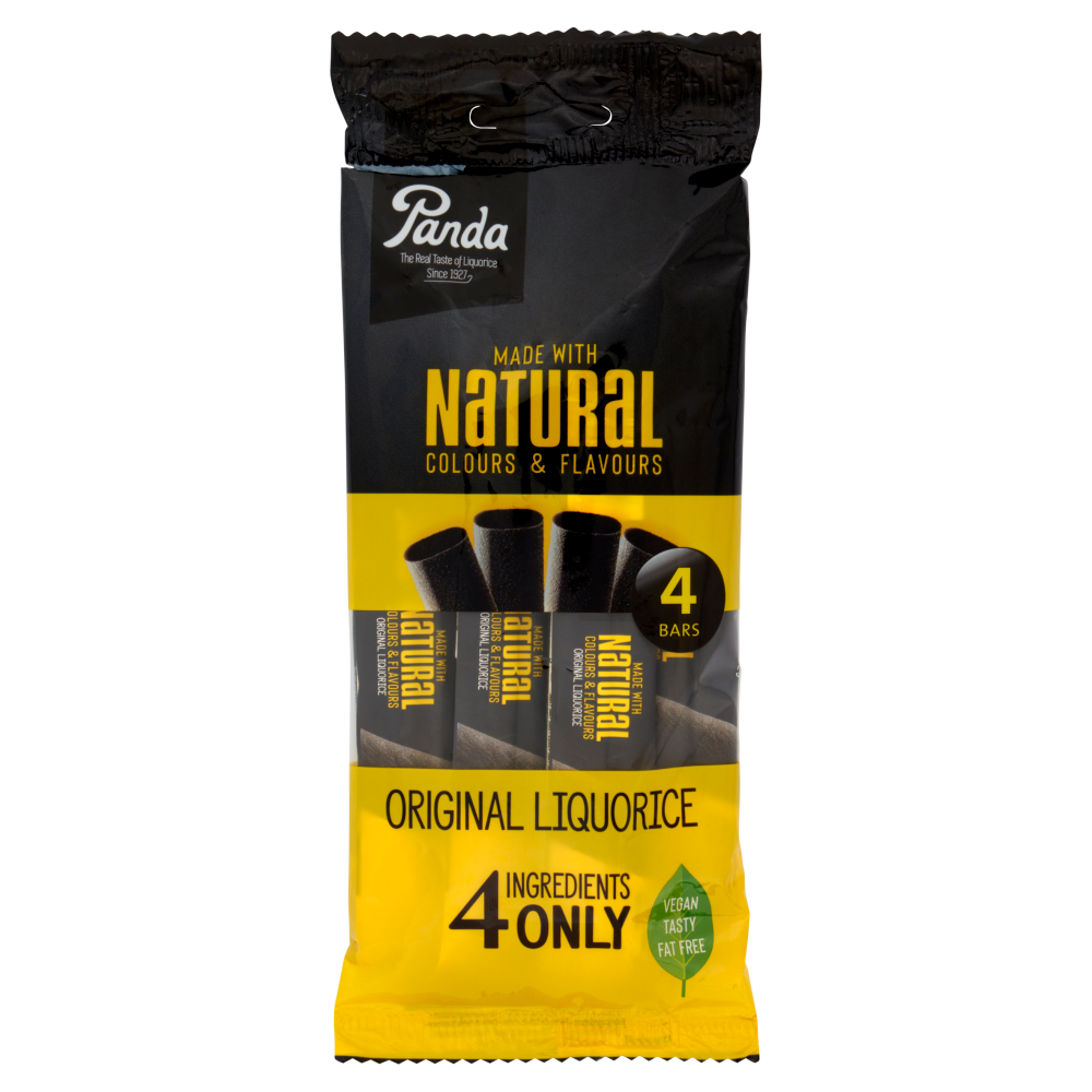 Panda Original Liquorice 4 Bars 128 g