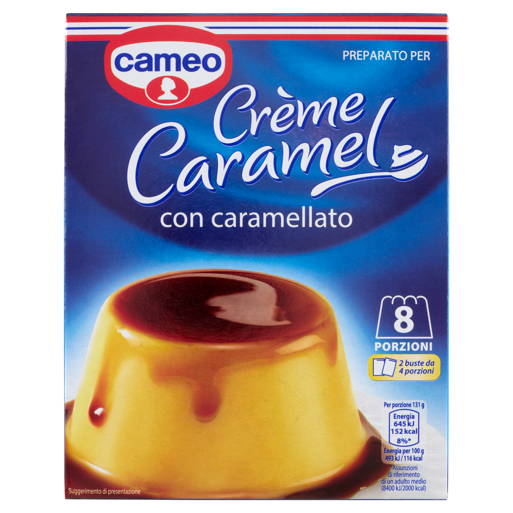 cameo Preparato per Cr&egrave;me Caramel con caramellato 200 g