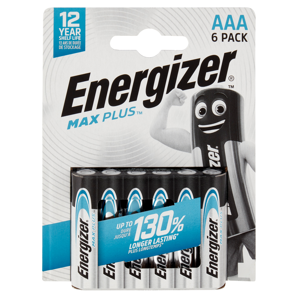 Energizer Max Plus AAA 6 pz