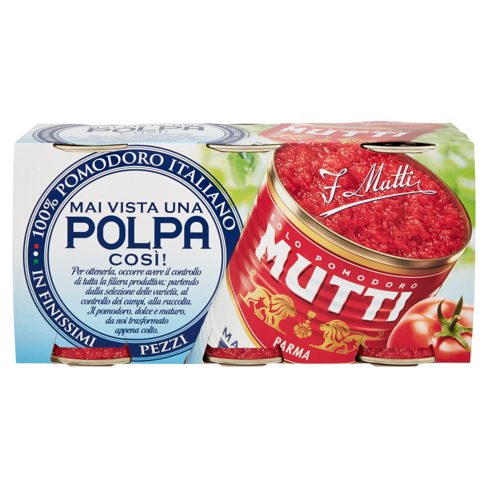Mutti Polpa di Pomodoro 3 x 400 g