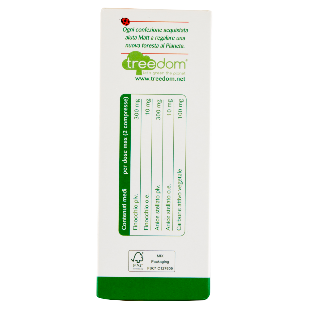 Matt Erboristeria Finocchio carbone anice 40 compresse 28 g