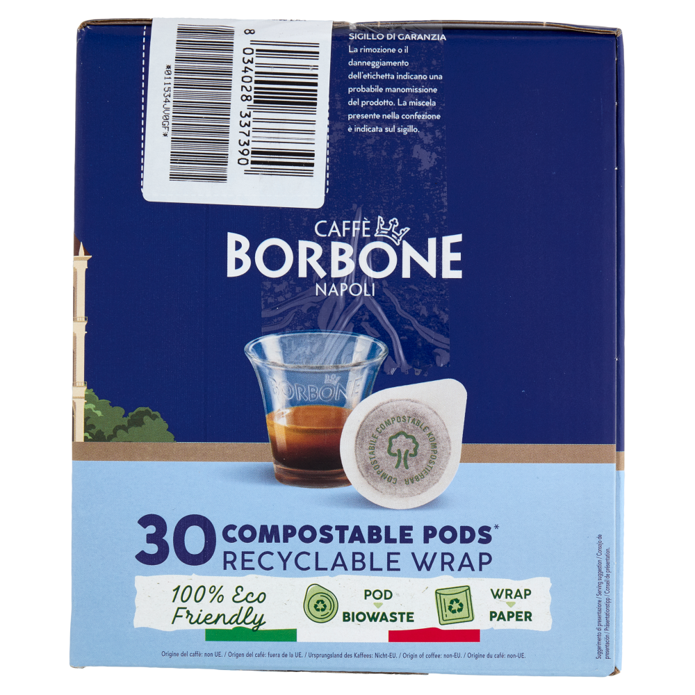 Caff&egrave; Borbone Miscela Decisa Cialde Compostabili* 30 x 7,2 g