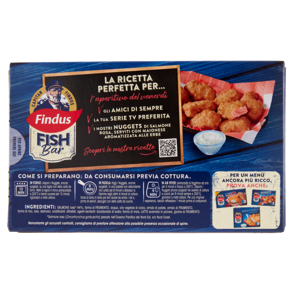 Capitan Findus Fish Bar Nuggets di Salmone Rosa 220 g