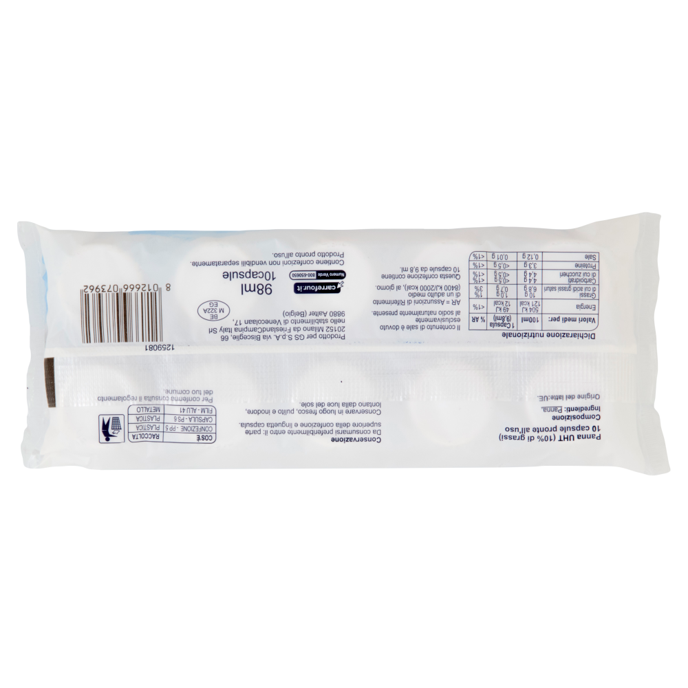 Simpl Panna per Caffè 10 x 9,8 ml