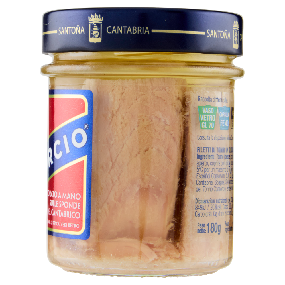 Consorcio Filetti di Tonno in Olio di Oliva 180 g